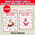 Christmas Holiday Party Games Bundle for Classrooms, Family Reunions, Kids, Adults