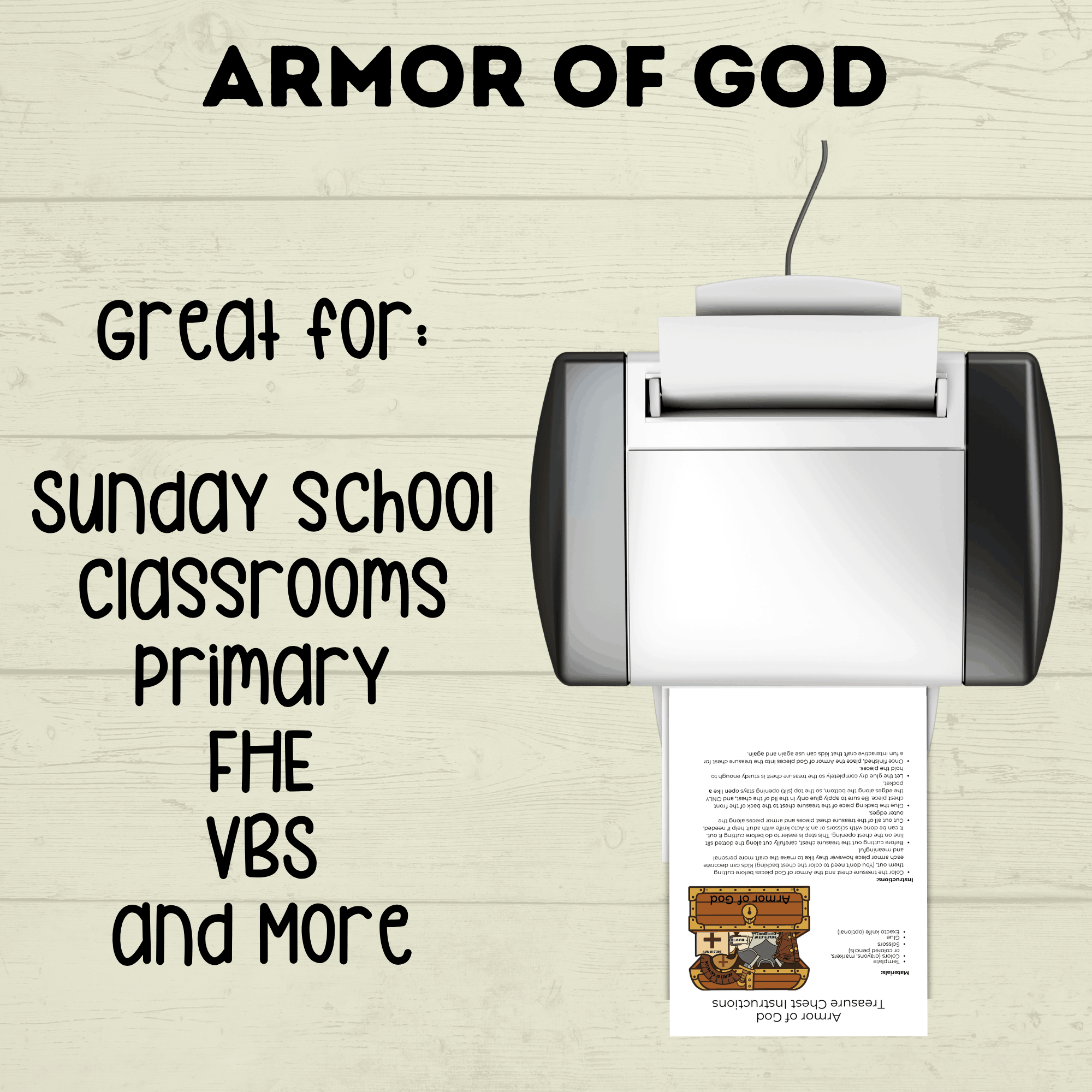 Armor of God Bible Lesson Craft, Sunday School Craft, VBS, Christian Activity, Shield of Faith, Ephesians Lesson