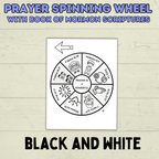 Book of Mormon Spinner Craft, BOM Craft, Sunday School Craft, Prayer Craft