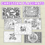 Christian Placemats for Kids and Adults