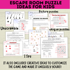 Escape Room Puzzles | Escape Room Ideas | Escape Room Games | Games for Kids | Party Games | Puzzles for Kids | Printable Escape Room