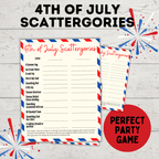 4th of July Scattergories for Kids and Adults | Kids Games