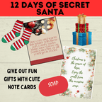 Christmas Gifts | 12 Days of Secret Santa for Kids | Christmas Games | Christmas Activities for Kids | Secret Santa | Christmas Cards |