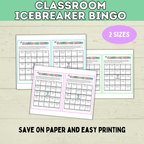 Classroom Bingo | Back to School Bingo | Getting to Know You Bingo | Human Bingo | Ice Breaker Games for Kids | Back to School Games