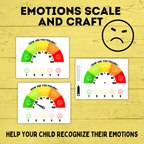 Emotions Chart | Emotions Scale | Kids Chart | Anger Chart | Feelings Chart | Toddler Chart | Feelings Scale | PDF download