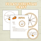 Pie Day Craft, Christian Craft, Bible Study, Sunday School Craft, Christ Craft, Pie Craft, Pie Day Activity, Children's Ministry, Spinner