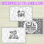 Christian Placemats for Kids and Adults