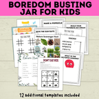 Kids Boredom-Busting Jar | Kids Activities | Kids Printable | Summer Activities | Simple Kids Activities | Toddler Activities | PDF download