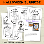 Surprise Craft | Halloween Craft | Halloween Surprise Craft | Kids Craft | Party Craft | Coloring Pages | Halloween Printables | Toddler