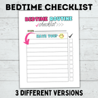 Daily Routine Checklist for Kids | Morning Routine Checklist | Bedtime Routine Checklist | Kids Checklist | Toddler Checklist | Chore Chart