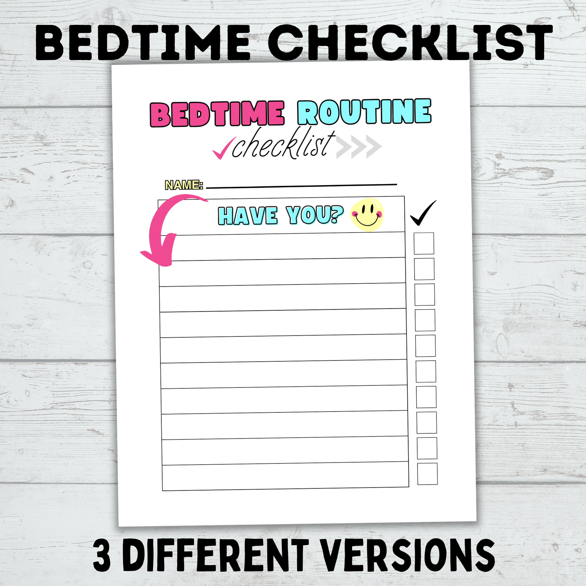 Daily Routine Checklist for Kids | Morning Routine Checklist | Bedtime Routine Checklist | Kids Checklist | Toddler Checklist | Chore Chart