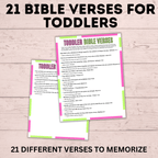 Bible Verses for Toddlers | Scriptures for Toddlers | Easy Bible Verses to Memorize | Bible Verses for Kids | Scriptures for Kids | Bible