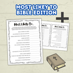 Kids Bible Games, Christian Printables, PDF, Sunday School Digital Download, Children's Ministry, Church New Testament