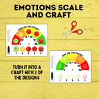 Emotions Chart | Emotions Scale | Kids Chart | Anger Chart | Feelings Chart | Toddler Chart | Feelings Scale | PDF download