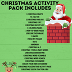 Christmas Activity Pack for Kids | Kids Christmas Activities | Christmas Printables | Christmas Games for Kids | Christmas Crafts