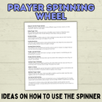Prayer Spinner Craft, Prayer Craft for kids, Sunday School Craft, Bible Craft
