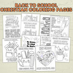Free Back to School Christian Coloring Pages for Kids and Families