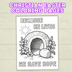 Christian Easter Coloring Pages for Kids and Family