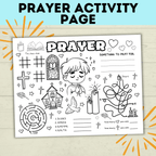 Prayer Printable for Kids, Prayer Cube, Prayer Prompts, Prayer Guide, Prayer Calendar, Prayer Activity Sheets, Prayer List, Prayer Rainbow