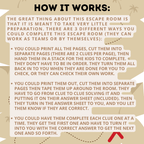 Ancient Treasure Escape Room for Kids Ages 9-13 No Prep Work | Kids Games | Kids Escape Rooms | Physical Escape Room | No Prep Escape Room