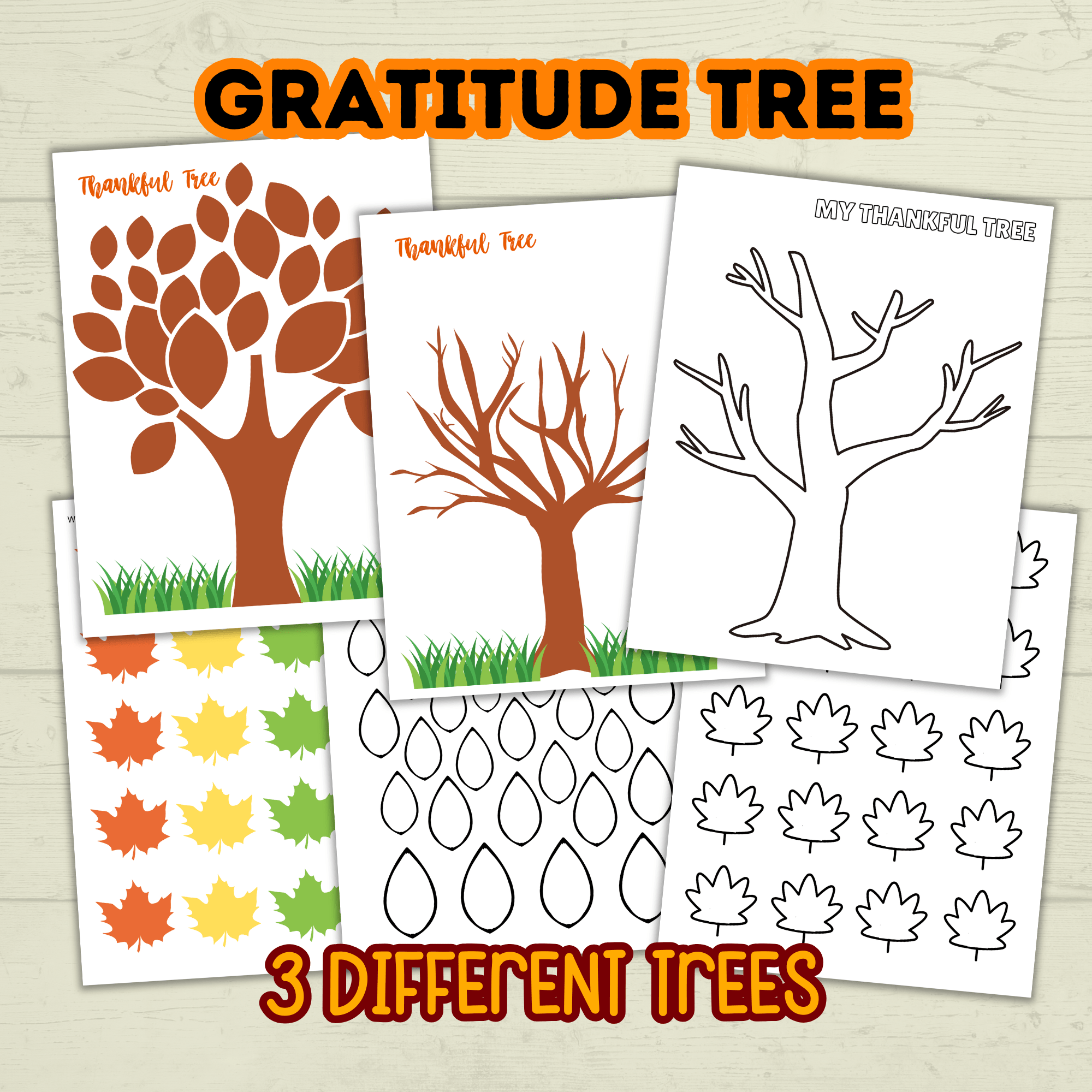 Gratitude and Thankful Tree Craft for Kids
