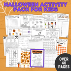 Halloween Activity Pack for Kids | Halloween Games | Halloween Activities | Kids Games | Party Games | Halloween Party | Printable Pack
