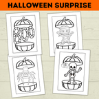 Surprise Craft | Halloween Craft | Halloween Surprise Craft | Kids Craft | Party Craft | Coloring Pages | Halloween Printables | Toddler