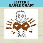 Letter E Eagle Craft for Kids | Toddler Crafts | Preschool Crafts | Letter e crafts | Letter Crafts | Alphabet Crafts | Letter Activities