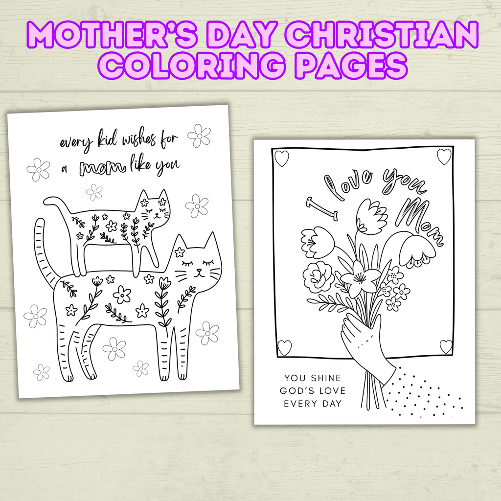 Mother's Day Christian Coloring Pages