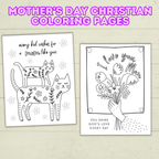 Mother's Day Christian Coloring Pages