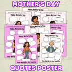 Mother's Day Keepsake Quotes Poster and Card, Personalized Fill in the blank Mom, Funny Gift for Mom, Mother's Day Gift, Grandma Gift Funny