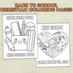 Free Back to School Christian Coloring Pages for Kids and Families