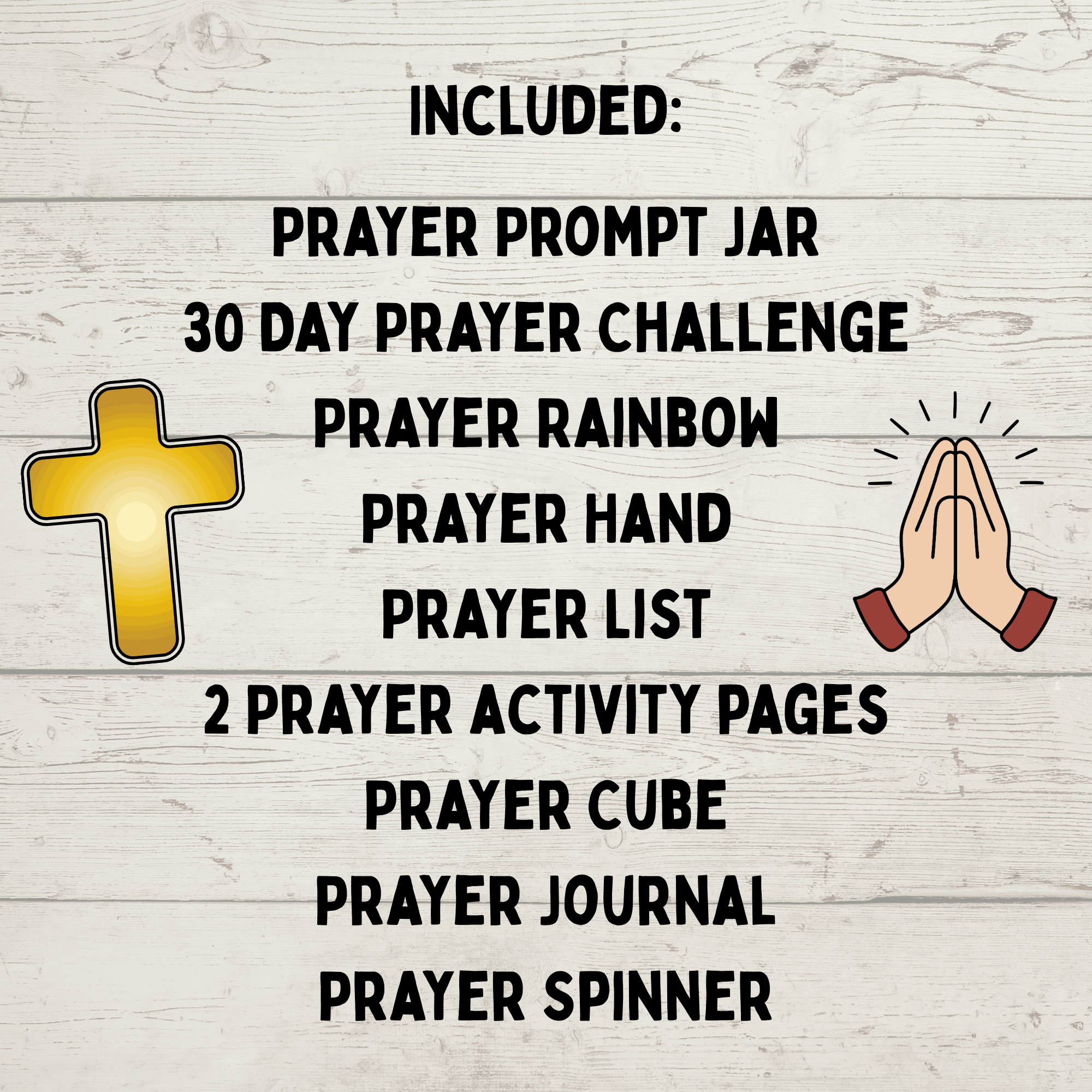 Prayer Printable for Kids, Prayer Cube, Prayer Prompts, Prayer Guide, Prayer Calendar, Prayer Activity Sheets, Prayer List, Prayer Rainbow