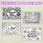 Christian Placemats for Kids and Adults