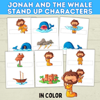 Jonah and the Whale, Biblical Characters Craft, Bible Story Lessons, Kids Ministry, Sunday
