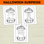 Surprise Craft | Halloween Craft | Halloween Surprise Craft | Kids Craft | Party Craft | Coloring Pages | Halloween Printables | Toddler