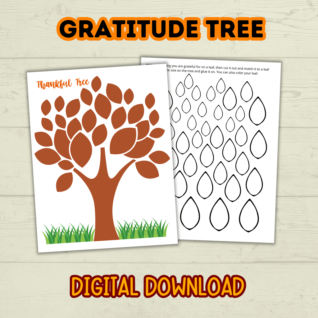 Gratitude and Thankful Tree Craft for Kids