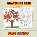 Gratitude and Thankful Tree Craft for Kids