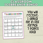 Classroom Bingo | Back to School Bingo | Getting to Know You Bingo | Human Bingo | Ice Breaker Games for Kids | Back to School Games