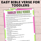 Bible Verses for Toddlers | Scriptures for Toddlers | Easy Bible Verses to Memorize | Bible Verses for Kids | Scriptures for Kids | Bible
