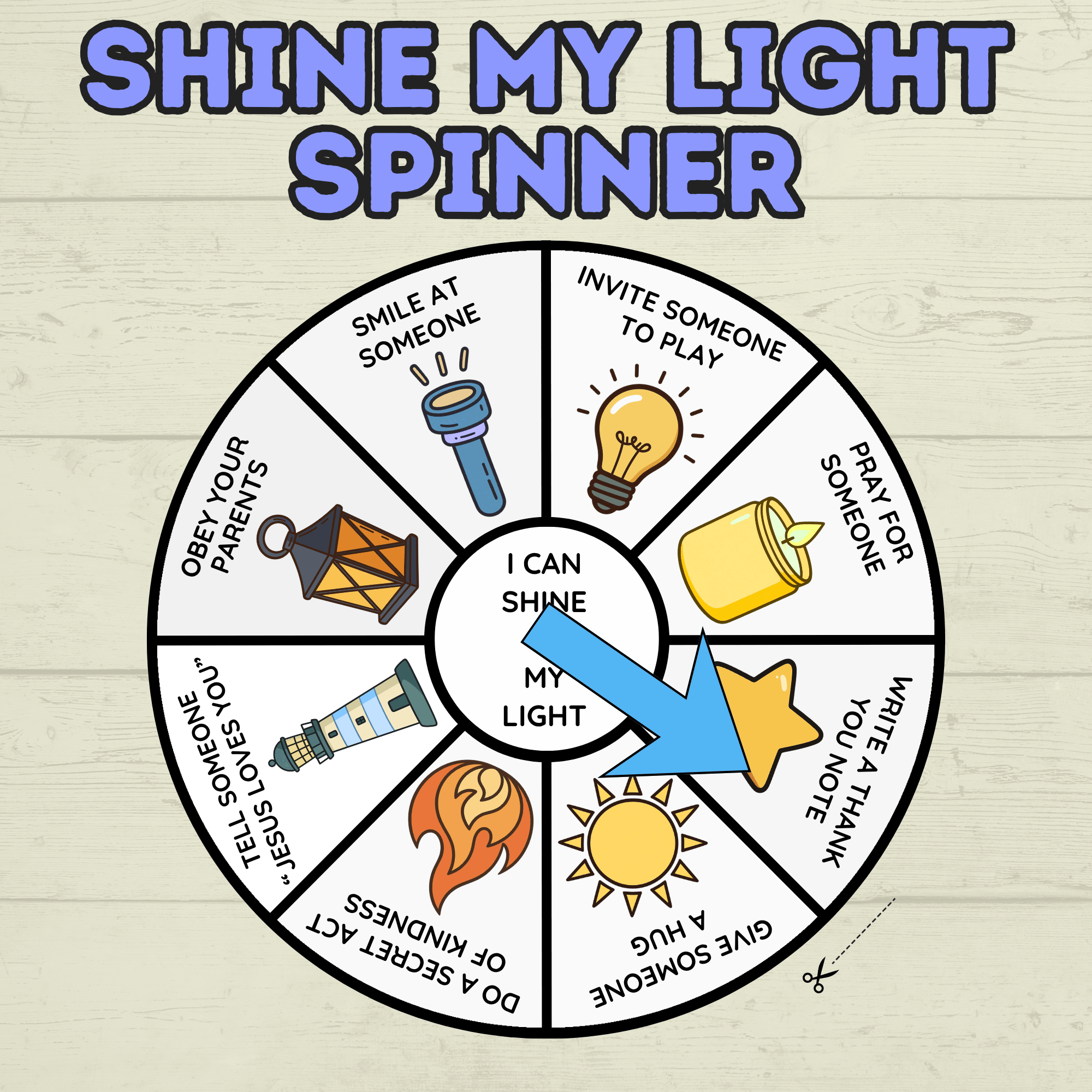 Shine My Light Craft, Matthew 5 Lesson, Bible Crafts, Sunday School Crafts, Spinner Craft, Christian Craft, Homeschool, Shine Your Light