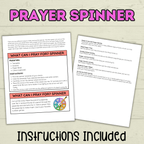 Prayer Spinner Craft, Prayer Craft, Kids Crafts, Sunday School Crafts, Christian Activity