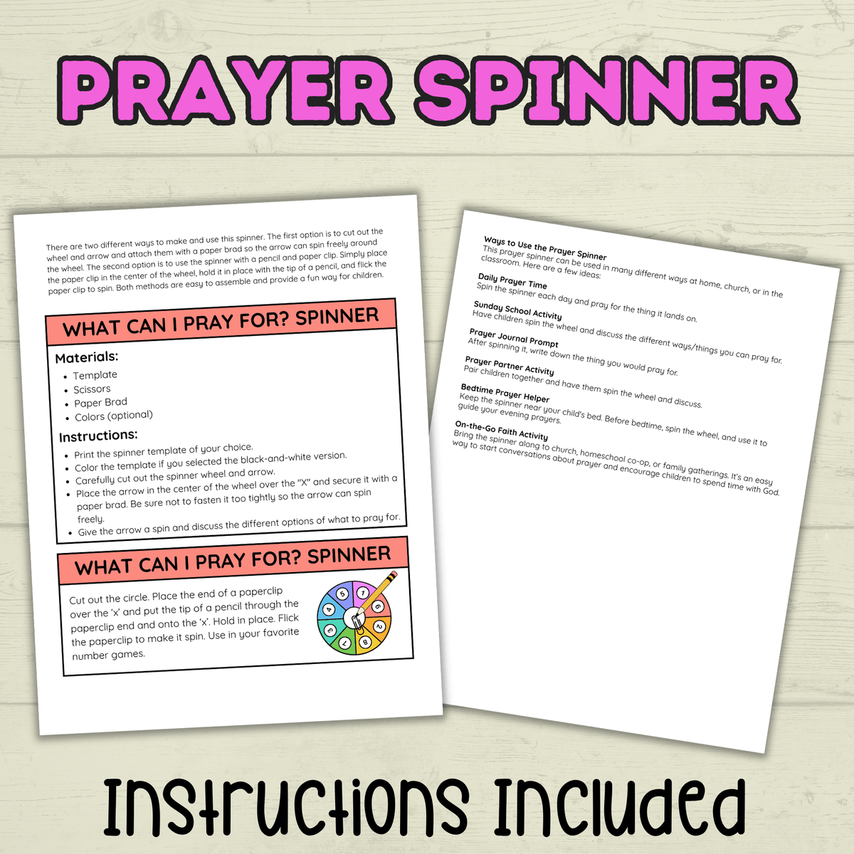 Prayer Spinner Craft, Prayer Craft, Kids Crafts, Sunday School Crafts, Christian Activity