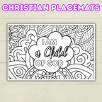 Christian Placemats for Kids and Adults