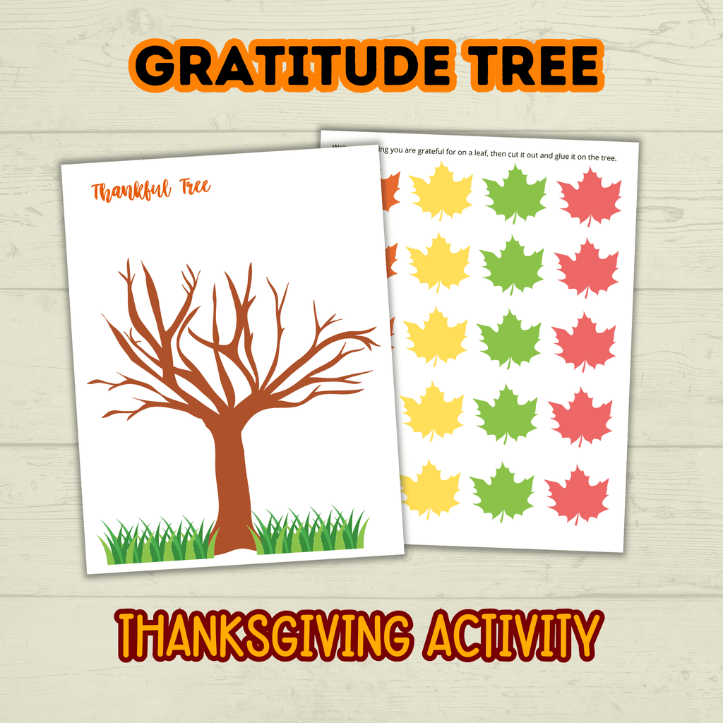 Gratitude and Thankful Tree Craft for Kids