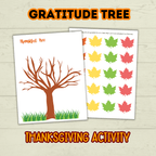 Gratitude and Thankful Tree Craft for Kids