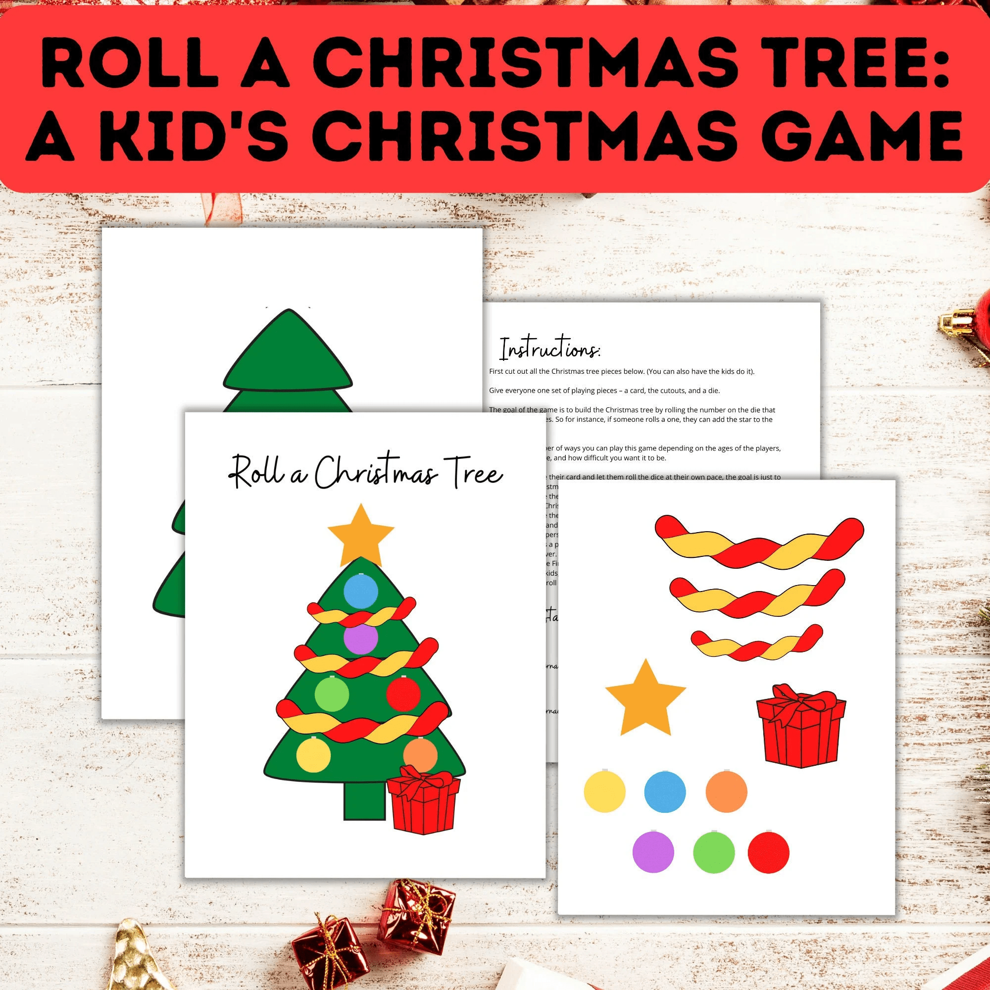 Christmas Holiday Party Games Bundle for Classrooms, Family Reunions, Kids, Adults