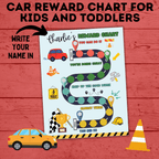 Car Reward Chart for Kids and Toddlers | Reward Chart | Chore Chart for Kids | Printable reward chart | Kids Printable | Kid's Chart