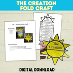 7 Days of Creation Bible Story Sunday School Craft for Kids, Old Testament