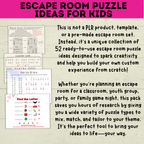 Escape Room Puzzles | Escape Room Ideas | Escape Room Games | Games for Kids | Party Games | Puzzles for Kids | Printable Escape Room